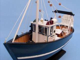 Mare Nostrum 14 Painted Fishing Boat Model Wood  