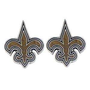 Studded NFL Earrings   New Orleans Saints 