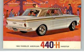 1963 Rambler American 440 H Hardtop CLASSIC CAR AD  