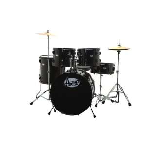  Astro MAXS522C BK 5 Piece Drum Set Musical Instruments