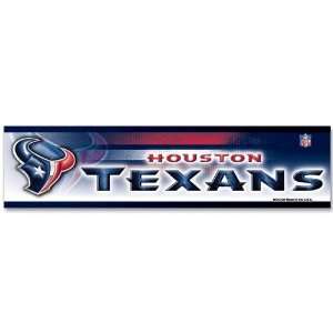    Houston Texans Car Auto Bumper Strip Sticker