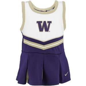   Huskies Preschool Purple Cheer Dress & Bloomers (5)