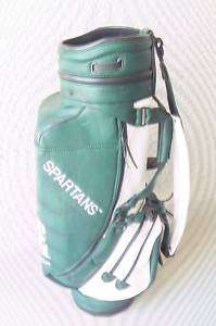 MICHIGAN STATE SPARTANS COLLECTIBLE TEAM AUTOGRAPH GOLF BAG NCAA 