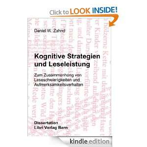 Kognitive Strategien und Leseleistung (German Edition) Daniel W 