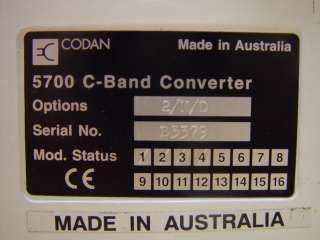 Codan C Band Converter Transceiver 5700 2/N/D  