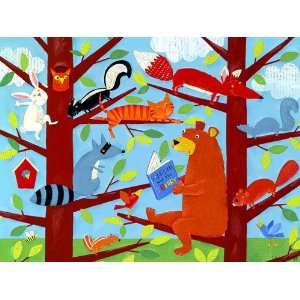  Bears Story Hour Canvas Reproduction Baby