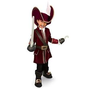   Captain Hook Pirate Costume Set Size Large L 