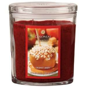  Pack of 2 Oval Caramel Apple Aromatic Candles 22oz