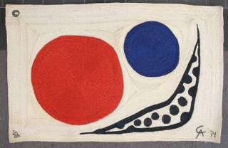 Alexander Calder moon tapestry limited mint condition  