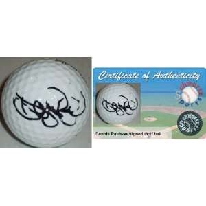Dennis Paulson Signed Golf Ball 