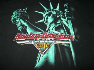 Vtg Harley Davidson New York Statue of Liberty T shirt XL  