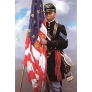 Sergeant Carneys Flag (Le) by Michael Gnatek. size 24 inches width 