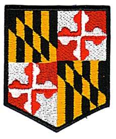 MARYLAND COAT OF ARMS PATCH  