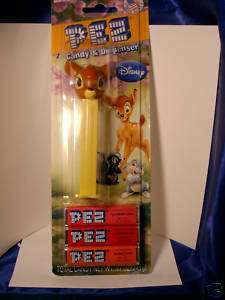 PEZ NEW BAMBI ON small CARD PEZ CHECK OUT THE PEZ DEALS  