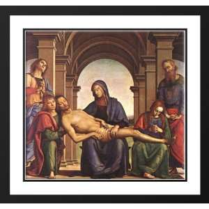  Perugino, Pietro 30x28 Framed and Double Matted Pietà 