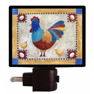  Country Night Light   Petey Patch Chicken   Rooster