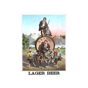 Pfaff Lager Beer 12x18 Giclee on canvas 