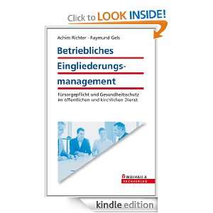   German Edition) Achim Richter, Raymund Geis  Kindle Store