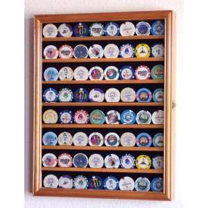 Casino Chips Coins Display Case Cabinet Holder Wall Rack w 