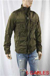 NWT Abercrombie Fitch SENTINEL Military Jacket Coat M  