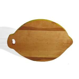  J.K. Adams Solid Maple Novelty Cutting Board, Lemon Shaped 