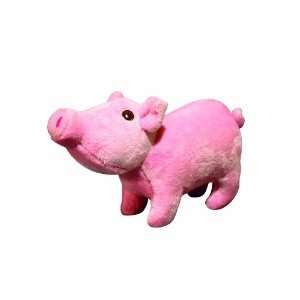   Products Mighty Paisley Piglet Jr. Farm Dog Toy, Pink