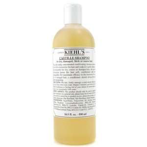Kiehls Castille Shampoo for Dry, Damaged, Thick or Coarse Hair 16.9oz 