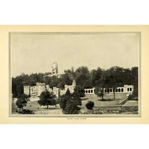  1902 Print Belle Vista Castle Lambert Castle Paterson NJ 