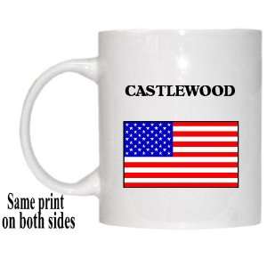  US Flag   Castlewood, Colorado (CO) Mug 