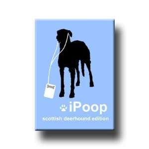  Scottish Deerhound iPoop Fridge Magnet 