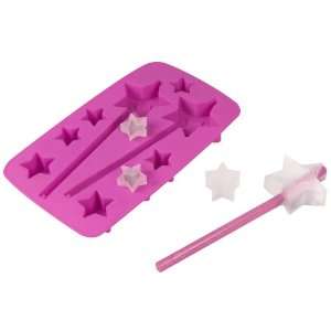 Fred Ice Princess Star Shaped Ice Cube Tray with Straws  