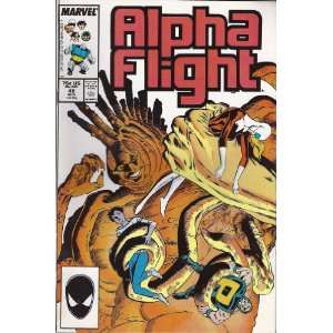  Marvel Comics Alpha Flight Vol.1 No.49 CARL POTTS Books