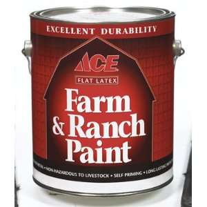  Ace Latex Farm & Ranch Paint Flat Finiish
