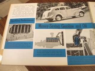 1938 DODGE Car Sales Dealer Album Wire Bound Embossed  