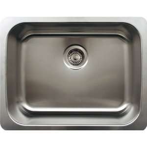   Bowl Kitchen Sink NU2318 Brushed Stainless Steel