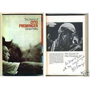  Otto Preminger Cinema of Rare Signed Autograph Book GAI 