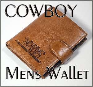  Genuine Leather BIFOLD WALLET Card PURSE CAMEL with coin pocket  