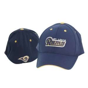  St. Louis Rams Name Flex Fit Baseball Hat   Navy Sports 