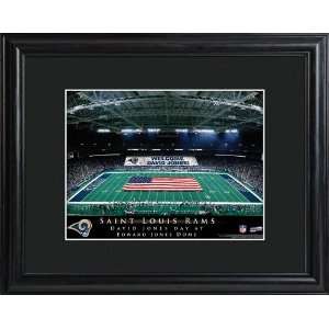  Personalized St. Louis Rams Stadium Print Sports 