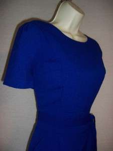 CALVIN KLEIN Blue Short Sleeve Career/Cocktail Dress 8 NWT  