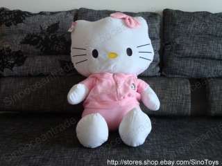 GIANT HELLO KITTY CAT IN PINK SPORTS WEAR LARGE TOY 35  