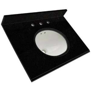  Foremost HG37228TB 37 Granite Vanity Top in Black 