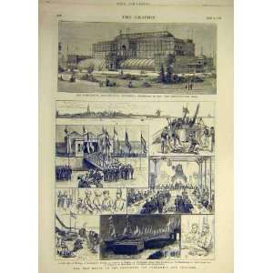   1875 Philadelphian Exhibition Sheerness Flushing Print