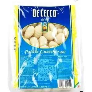 De Cecco Potato Gnocchi 17.5 Oz. Pkgs   2 Pack  Grocery 