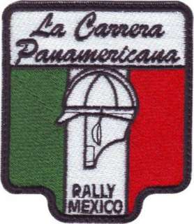 LA CARRERA PANAMERICANA RALLY MEXICO EMBROIDERED SEW ON PATCH  