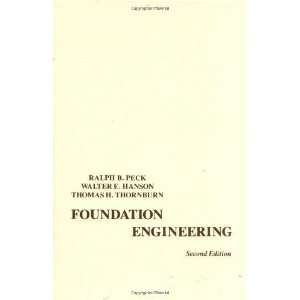  Foundation Engineering [Paperback] Ralph B. Peck Books