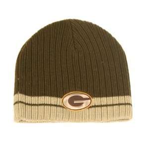 Green Bay Packers Earth Tone 2 Color Knit Beanie (Uncuffed)  