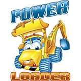 CUSTOM TODDLER T SHIRT POWER LOADER TRUCK  