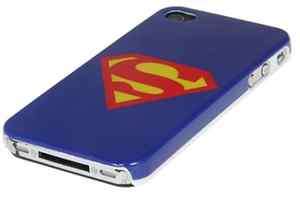 Superman Logo Pattern Protective Case Cover for iPhone 4  