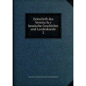   Verein fuÌ?r Hessische Geschichte und Landeskunde  Books